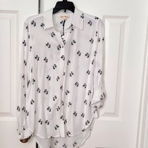 Jane and Delancey Boston/Frenchie button down